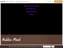 Tablet Screenshot of goldenparkresort.com